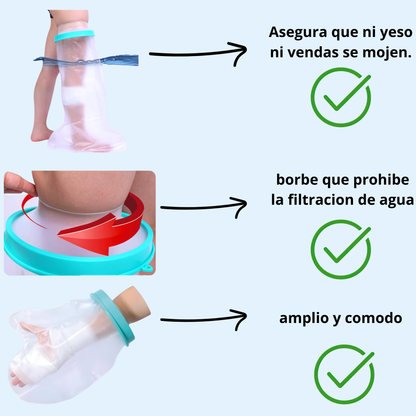 protector de vendajes y yesos