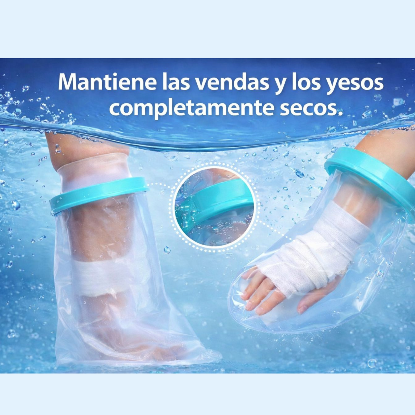 protector de vendajes y yesos